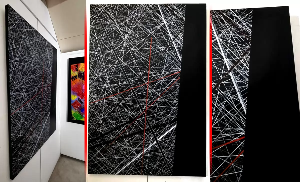 Pulsation Rouge de Patrick Salamone, en situation.